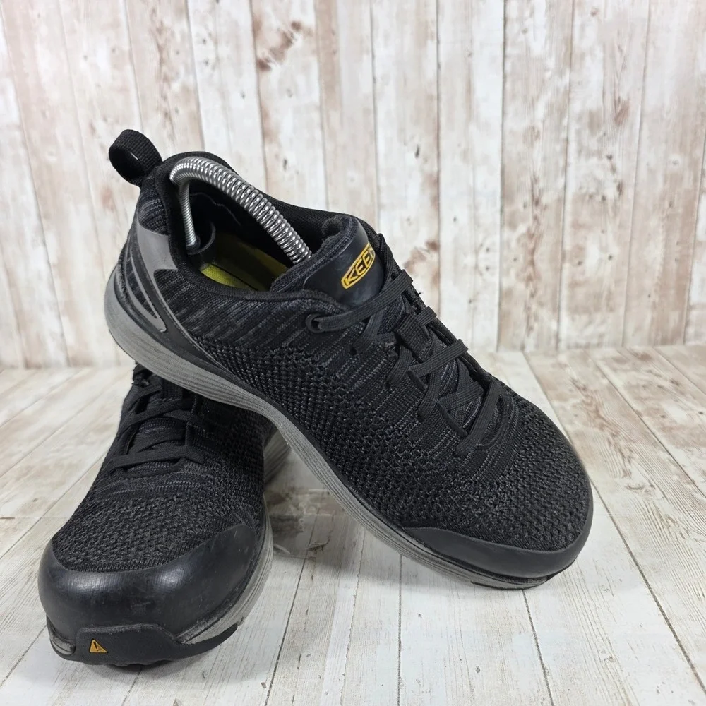 Keen Utility Sparta ESD Women 8.5 Black‎ Aluminum Toe Work Shoes ASTM F2413-18